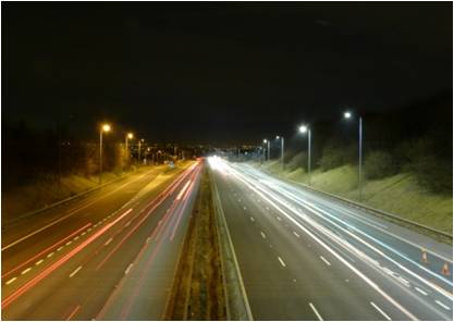 » LED Lighting installed on a motorway Best Practice Hub