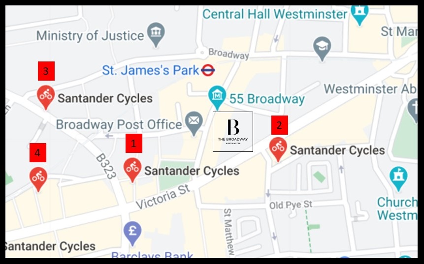 nearest santander bikes
